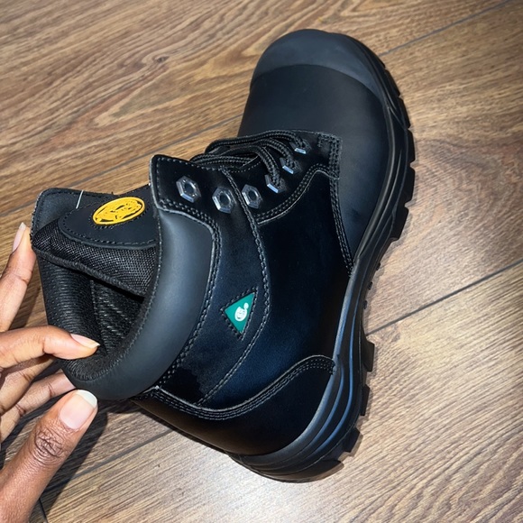 Tiger safety women’s black work boots. US 9. - Picture 7 of 13